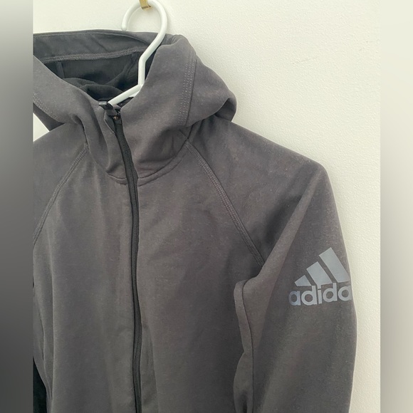 Adidas fleece lined sweater jacket - Picture 4 of 7